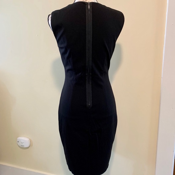 Elie Tahari Pink/Red Panel Sheath Dress size 4 - Picture 4 of 8